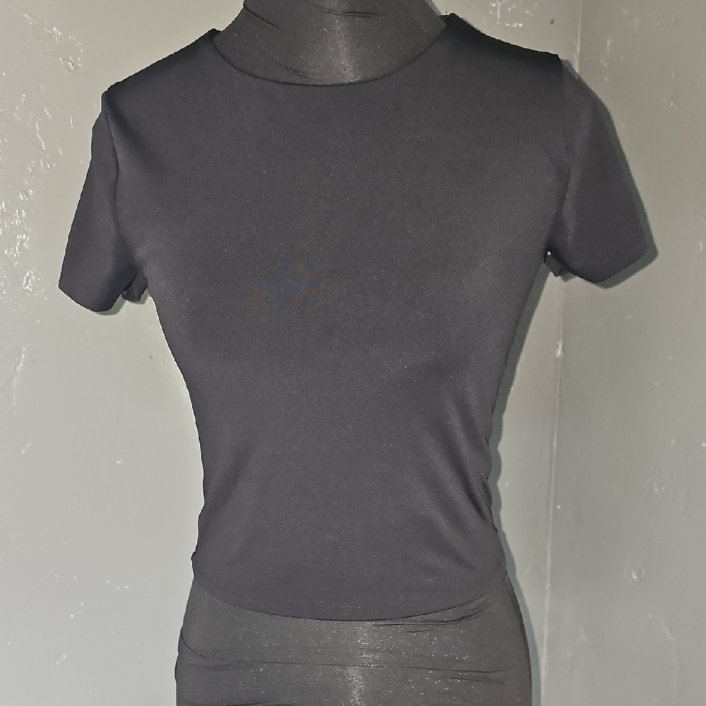 Express Black Short Sleeve Tee